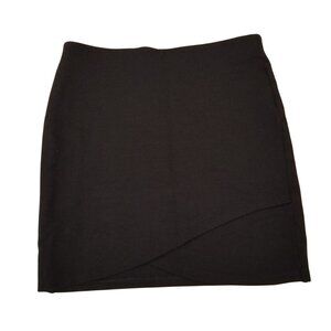 Talula Black Mini Skirt Aritzia Wrap Criss-Cross Skirt Bottom Women Small
